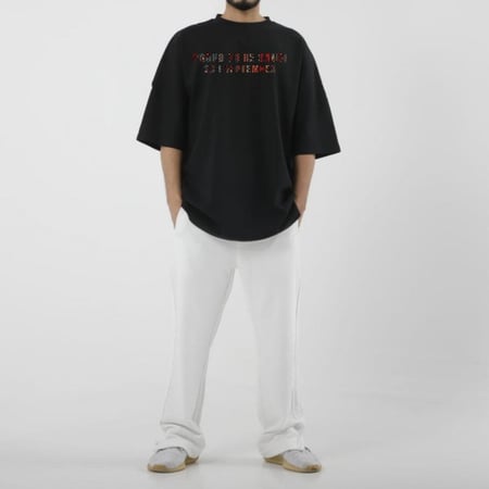 تيشيرت خريطة السدو اسود