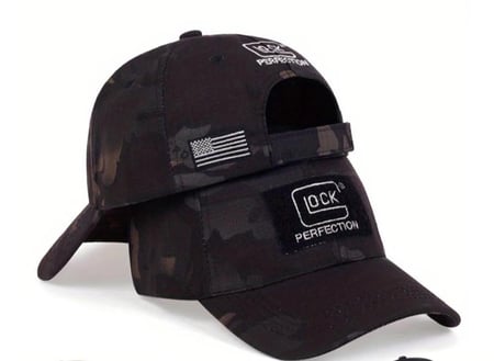 قبعة راس ( كاب ) مزين بشعار شركة جلوك متوفر عدة الوان