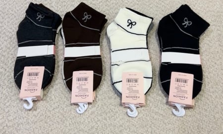 جوارب صيفية من ٣ قطع