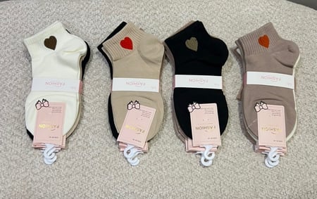 جوارب صيفية من ٣ قطع