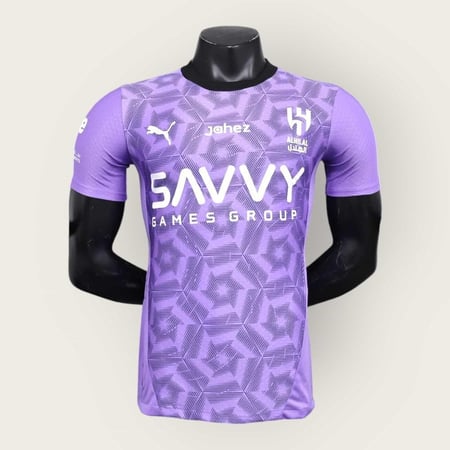 تيشيرت نادي الهلال 2025 الجديد اللون البنفسجي لحظة تذكار تسوق الآن