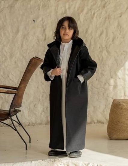 فروه أطفال تطريز الاسم واللون حسب طلب العميل -ازياء شتويه-متجر لحظه تذكار