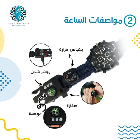 الساعة البرية العجيبة 10 في 1 - متجر العجيب والغريب