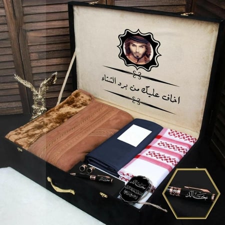 بوكسات هدايا رجالية شتوية راقية ومميزة بالإسم والصورة