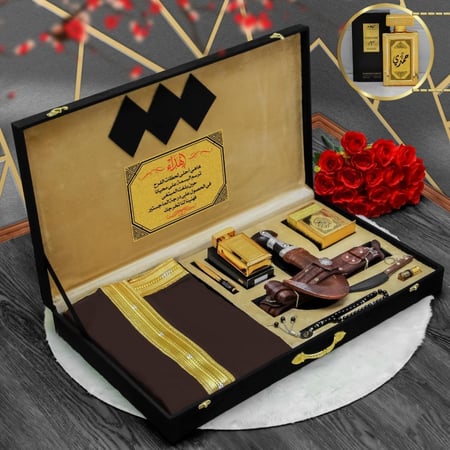 بوكس ملكي خنجر ومشلح هدايا فخمه