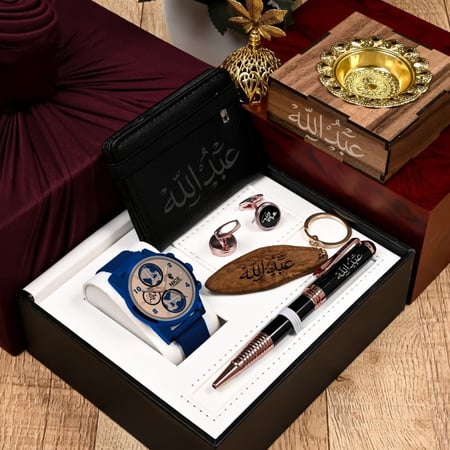 أطقم ساعات شبابية فخمة مع مجموعة إكسسوارات حديثة