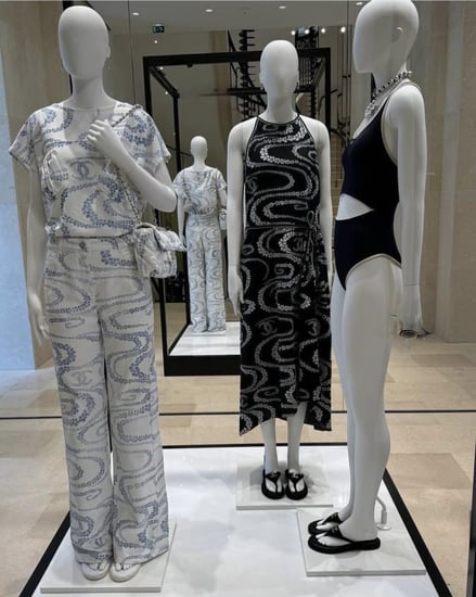 CHANEL pants Denim Printed Coco Beach 2025 جينز شانيل دينم بنطلون كوكو