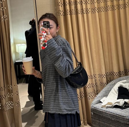 2025 BLACK CHANEL SMALL MESH BAG حقيبة شانيل شنطة شبك أسود صغيرة شبكة