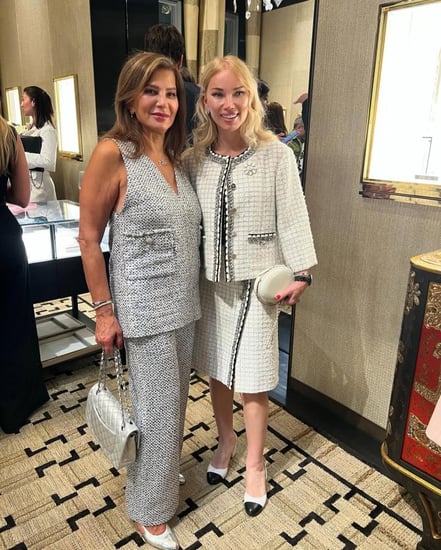 Chanel silver glittered top 2025 قميص شانيل براق فضي بلا أكمام