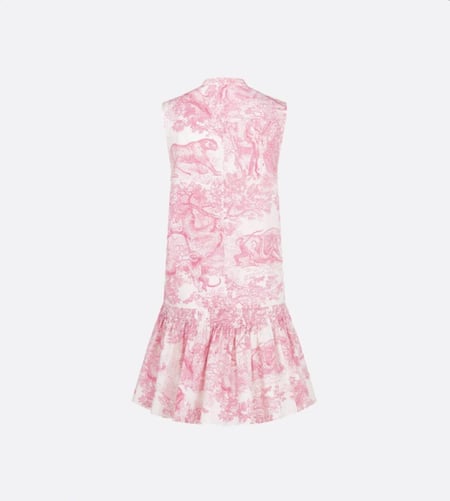 Dioriviera Short Dress Dior فستان ديوريفيرا قصير مكشكش