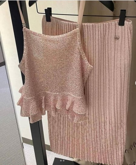 توب شانيل قميص أسود لامع كريستال بلوزة  2025  Black Sparkly Top shirt