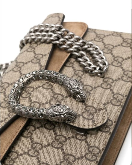 GUCCI small Dionysus GG bag  حقيبة غوتشي صغيرة للغاية بنقش GG