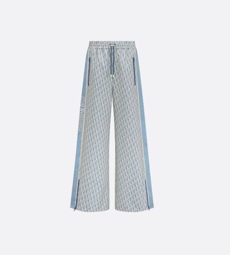 بنطلون ديور ديوريڤيرا  أزرق  DIOR Dioriviera jacquard blue pants