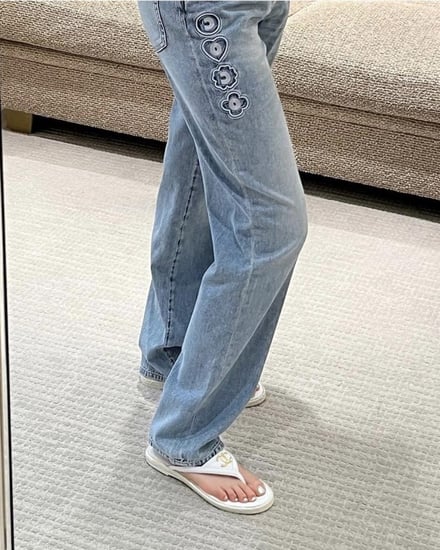 2025 chanel coco beach denim jeans جينز شانيل دينم شاطئ كوكو بيتش