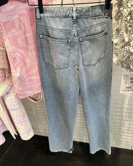 2025 chanel coco beach denim jeans جينز شانيل دينم شاطئ كوكو بيتش