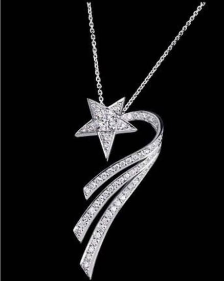 قلادة ماس CHANEL RUBAN NECKLACE مجوهرات فاخرة شانيل