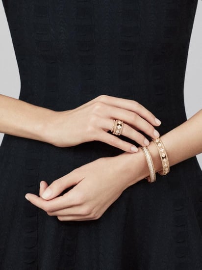 Van Cleef Perlee clovers Rose bracelet
