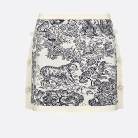 Dioriviera Miniskirt Dior  تنورة  ديور ميني ديوريفيرا قصيرة