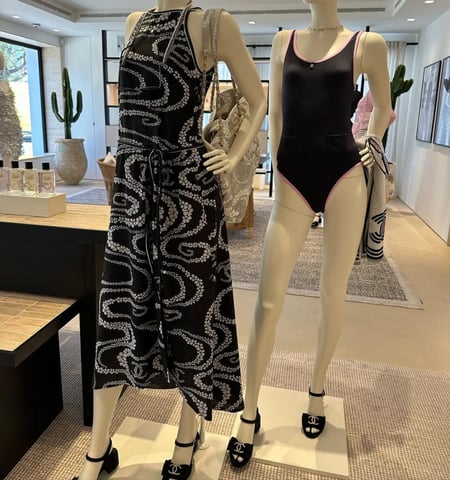مايوه شانيل كوكو بيتش  2025 Chanel Coco Beach Swimsuit