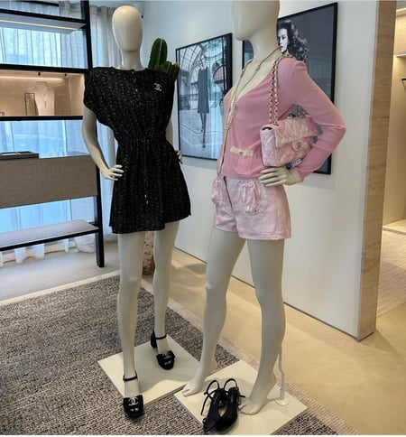 كارديغان شانيل جاكيت وردي أبيض 2025 CHANEL COCO BEACH PINK CARDIGAN