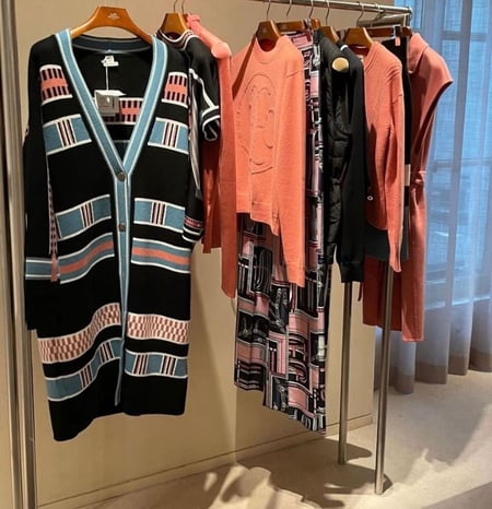 2024 كارديغان كوت إيرميز طويل Hermes Lettres Equestres cardigan coat