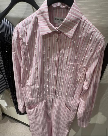 CHANEL PINK JUMPSUIT جامبسوت شانيل وردي
