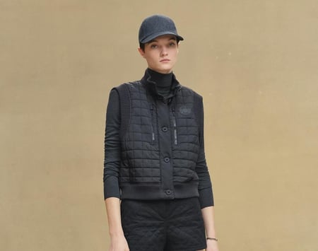 Hermes Quilted sleeveless bomber jacket 2025 جيليه إيرميز بومبر مبطن