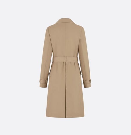 ديور ترنش كوت بيج عليها كتابة ميس ديور beige miss Dior trench coat