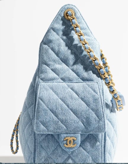Chanel 25 Blue Denim Bag 2025 حقيبة شانيل دينم ازرق صغيرة