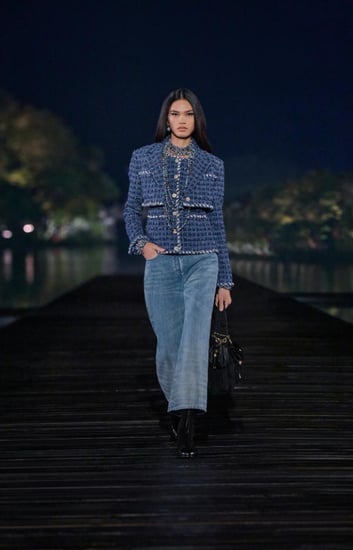 2025 Chanel tweed jacket سترة شانيل جاكيت تويد كحلي