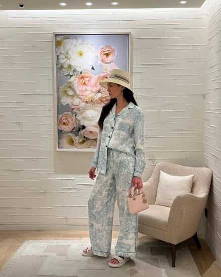 2025 بلوزة ديور ديوريفيرا طويله بطبعات