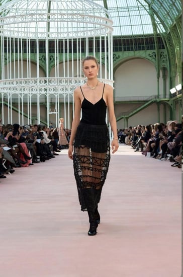 2025  CHANEL BLACK TOP قميص شانيل توب أسود