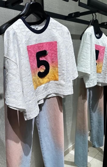 2024 تي شيرت شانيل نمبر 5 فاخر Chanel blouse