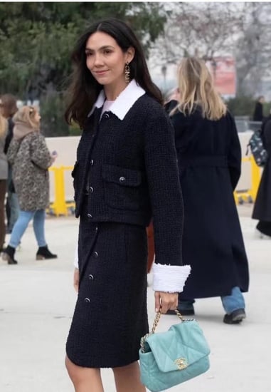 CHANEL BLOUSON Cotton Tweed Black بلوزون شانيل جاكيت تويد أسود أبيض
