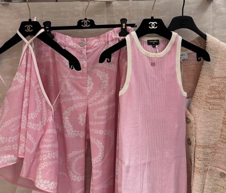 CHANEL COCO BEACH PRINTED PANTS