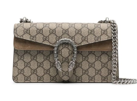 GUCCI small Dionysus GG bag  حقيبة غوتشي صغيرة للغاية بنقش GG