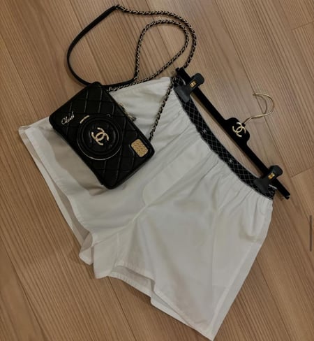 spring summer 2024 White chanel short