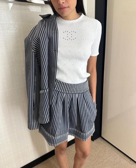 2025 CHANEL WHITE OR Black top توب شانيل كروز قميص أسود أو أبيض