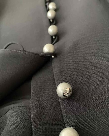 Dior mbroidered Black Jacket  جاكيت ديور أسود