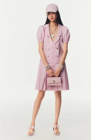 CHANEL PINK DRESS فستان شانيل وردي