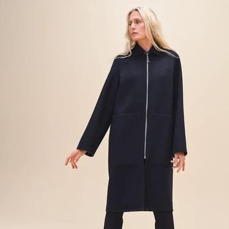 Hermes winter wool long coat معطف إيرميز شتوي صوف طويل بالطو