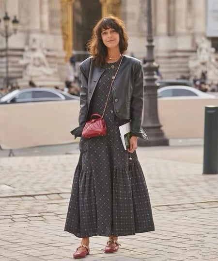 CHANEL Long BLACK SILK Dress 2025 فستان شانيل حرير طويل  أسود