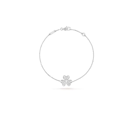 Silver Frivole pendant Van Cleef bracelet سوارة فان كليف فريفول فضي
