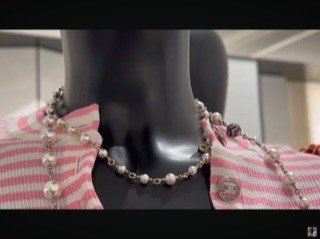 2024 قميص شانيل قطن مع فتحه و أزرار أمامية و أكمام قصيرة