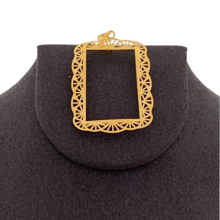 اطار سبيكه 5 جرام ذهب عيار 21 الوزن 1.14 جرام