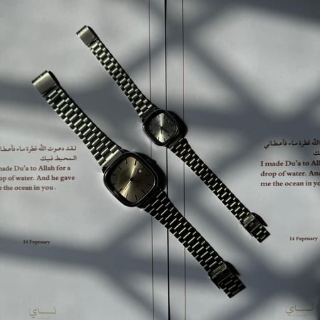 CASIO COUPLES SILVER