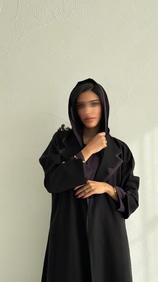 عباية كتان بقصة جاكيت أنيقة م– متوفرة بـ4 ألوان جذابة