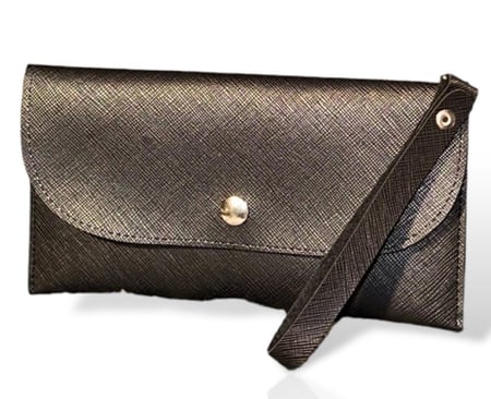 محفظة صغيرة (أسود - وردي)