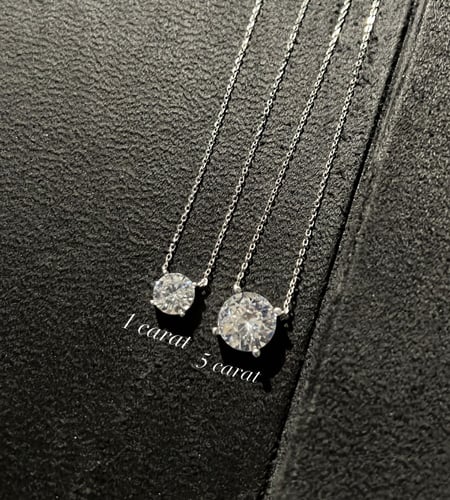 Solitaire necklace