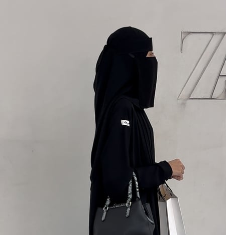 نقاب مقوى وسط
